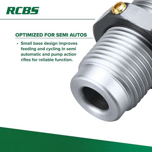 RCBS Small Base Die Set 30-06 Springfield, Reloading Die Set for Semi-Automatic Rifles with Reliable Chambering in Kuwait