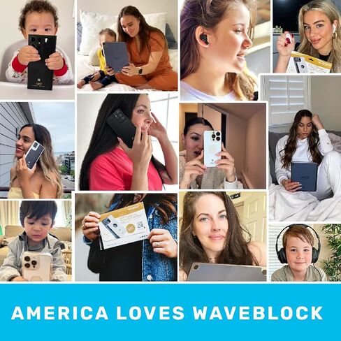 WaveBlock Classic, EarProtect Sticker for AirPods Classic 1st Generation, Harm Blocker for AirPods, 5G Shield Reduction, Fits in Case, Tested in FCC Certified Lab in Saudi Arabia