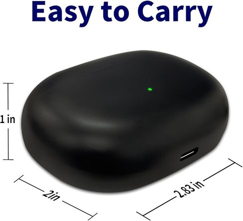 علبة شحن بديلة متوافقة مع Beats Solo Buds (2024)، شاحن مع زر مزامنة بلوتوث وبطارية مدمجة 660 مللي أمبير في الساعة (لا تشمل سماعات الأذن) in Kuwait