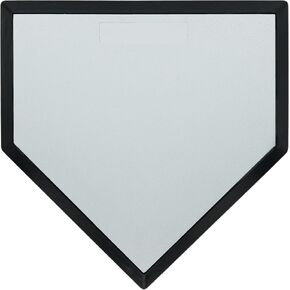 Champion Sports Pro Home Plate - مطاط مصبوب ، لوحة منزلية أسفل المعادن مع مرساة أرضية ، حمراء in Kuwait