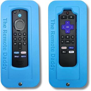 Protective Hard Case | Dog Proof Remote Control case | Fits Most FireTV and Roku remotes (Blue) in Saudi Arabia