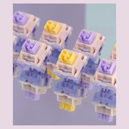 MMD Princess V3 Switch, 5Pin Pre-lubed Linear/Tactile Holy Panda Similar Switch for Custom Mechanical Keyboard (Color : Tactile 48gf, Size : 90PCS) in Saudi Arabia