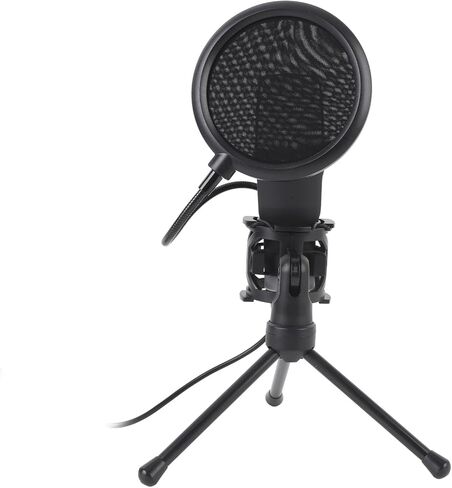 Condenser Computer Mic, RGB Light Streaming Podcast Studio Microphone with Tripod Stand, Metal USB Gaming Mic for Recording, Vocals in Saudi Arabia