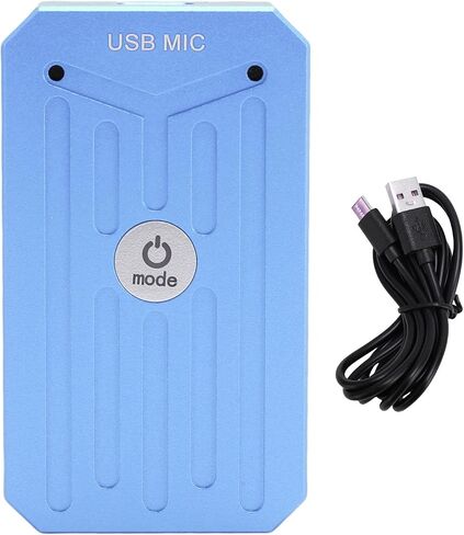 ميكروفون Sanpyl USB، ميكروفون خلفي مغناطيسي لتقليل الضوضاء AI بقناتين، لاقط متعدد الاتجاهات 360، للفوز بنظام التشغيل OS X لنظام التشغيل Linux لنظام Android (رمادي نيزكي) in Saudi Arabia