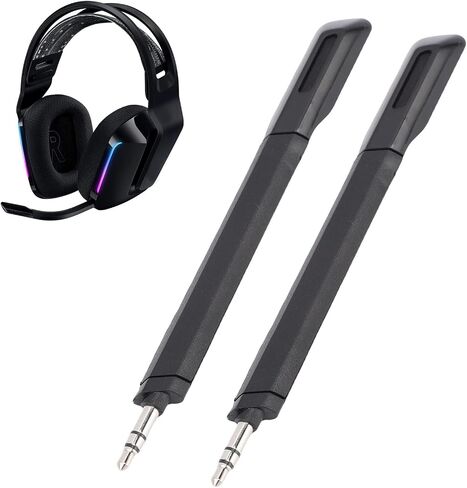 VBESTLIFE 2Pcs G733 Replacement Microphone, G733 Gaming Headset Mic, 3.5mm Detachable Noise Reduction Microphone in Saudi Arabia