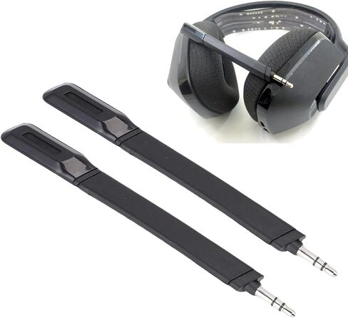 VBESTLIFE 2Pcs G733 Replacement Microphone, G733 Gaming Headset Mic, 3.5mm Detachable Noise Reduction Microphone in Saudi Arabia