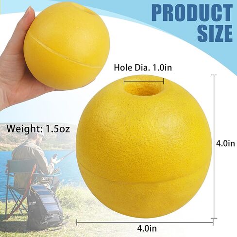 JSHANMEI Buoy Float Deep Water Fishing Floats Crab Trap High Visibility Floating Foam Water Float Anchor Marker Buoys Ski Rope Floats for Boat Kayak Crabbing Trail Dock Pool in Saudi Arabia