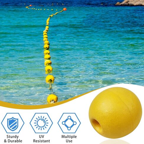 JSHANMEI Buoy Float Deep Water Fishing Floats Crab Trap High Visibility Floating Foam Water Float Anchor Marker Buoys Ski Rope Floats for Boat Kayak Crabbing Trail Dock Pool in Saudi Arabia
