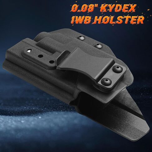 حافظة تحمل الضوء IWB Kydex لجهاز Glock 19 Gen5 مع Streamlight TLR-8، حامل مستوى الاحتفاظ بالاحتكاك I، قطع بصري مناسب للنقطة الحمراء، أسود in Kuwait