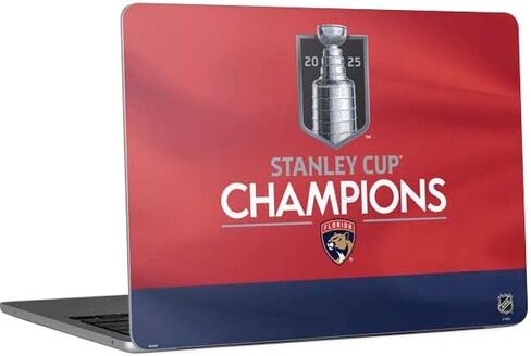 Skinit Decal Laptop Skin Compatible with MacBook Air 13in M4 (2025) - Officially Licensed NHL Florida Panthers Frozen Design in Saudi Arabia