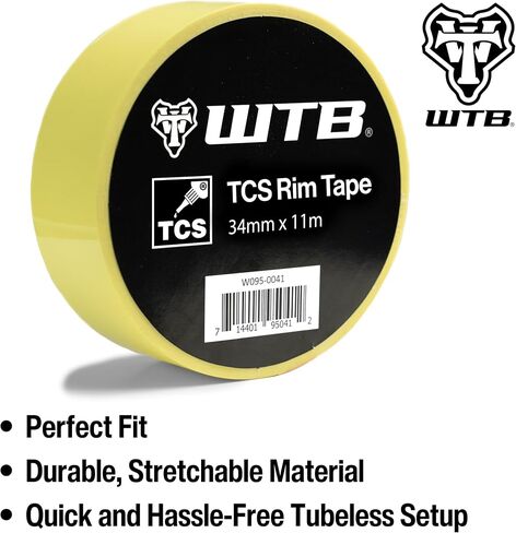 WTB TCS Rim Tape, 34mm x 11m Roll (for 5 Wheels) in Saudi Arabia