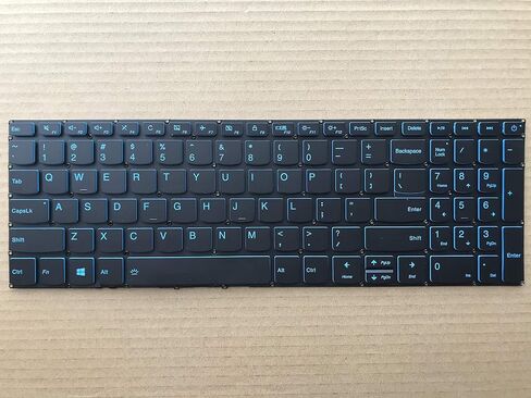 الأصلي الجديد لينوفو ideapad L340-17IRH Gaming 81LL L340-15IRH 81LK لوحة مفاتيح الكمبيوتر المحمول الولايات المتحدة الخلفية الخط الأزرق (ideapad L340-15IRH Gaming 81LK) in Saudi Arabia