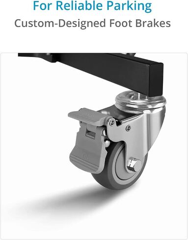 PROAIM 8.6ft Heavy Duty Folding Wheel Base Light Stand. 5/8" Baby Pin Mounting for Light & Photography Gear. Payload up to 13.06kg/30lb. for Photographers, Studios, Live Events in Saudi Arabia