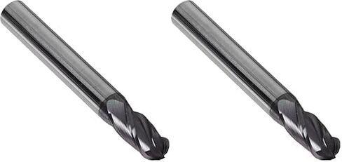 أدوات القطع Kodiak KCT133681 الولايات المتحدة الأمريكية، مطحنة نهاية كروية من الكربيد الصلب، مطلية، 4 فلوت، ساق 1/4 بوصة، طول القطع 1/2 بوصة، الطول الإجمالي 2 بوصة، القطر 1/4 بوصة in Kuwait