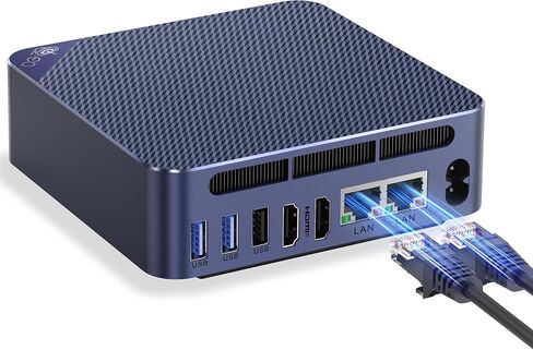 كمبيوتر صغير Beelink، EQ14 Intel Twin Lake N150 (يصل إلى 3.6 جيجا هرتز) 16 جيجا DDR4 500 جيجا SSD كمبيوتر صغير، 2.5 جيجا شبكة LAN/USB3.2/WiFi6، BT5.2، شاشة HDMI مزدوجة 4K@60 هرتز، خادم منزلي/جدار حماية الشبكة/Windows 11 Home in Saudi Arabia