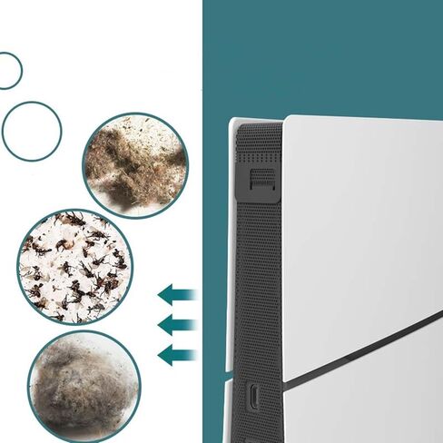 Dust Proof Filter Cover PVC Net Cooling Vents Dirty Prevent Mesh Fit for PS5 Slim Console in Saudi Arabia