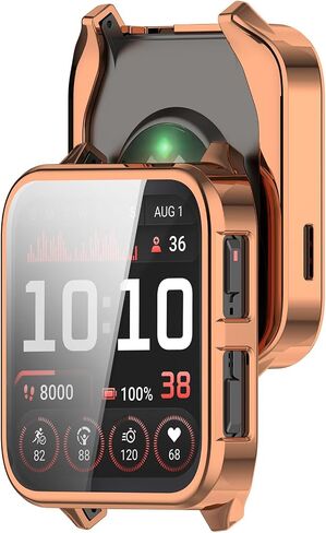 Venu X1 Screen Protector Compatible with Garmin Venu X1 Smartwatch Accessories Screen Protector Watch Case Soft TPU Full Protection 3Pack (Black,Silver,Rose Gold) in Saudi Arabia