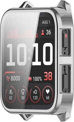 Venu X1 Screen Protector Compatible with Garmin Venu X1 Smartwatch Accessories Screen Protector Watch Case Soft TPU Full Protection 3Pack (Black,Silver,Rose Gold) in Saudi Arabia