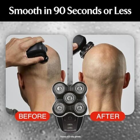 Remington Balder Pro Head Shaver, Black, 1 count in Saudi Arabia