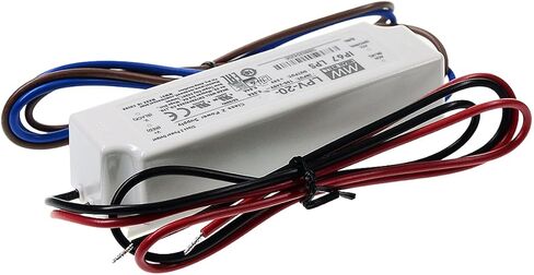 Mean Well LPV 35W 12V 3A LED Driver， Single Output LPV-35-12 Switching Power Supply Converter Transformer with IP67, Constant Pressure in Saudi Arabia