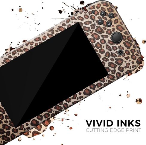Design Skinz - Compatible with Nintendo DSi XL - Skin Decal Protective Scratch-Resistant Removable Vinyl Wrap Cover - Vibrant Cheetah Animal Print V3 in Saudi Arabia