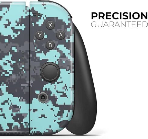 Design Skinz - Compatible with Nintendo DSi XL - Skin Decal Protective Scratch-Resistant Removable Vinyl Wrap Cover - Light Blue and Gray Digital Camouflage in Saudi Arabia