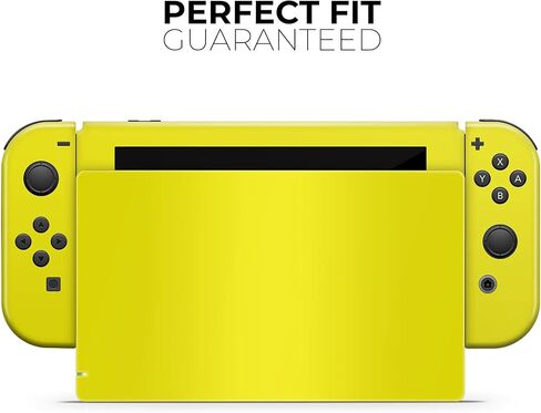 Design Skinz - Compatible with Nintendo DSi XL - Skin Decal Protective Scratch-Resistant Removable Vinyl Wrap Cover - Solid Yellow in Saudi Arabia