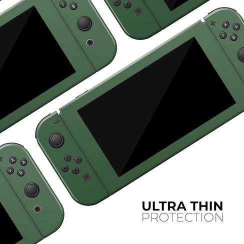 Design Skinz - Compatible with Nintendo DSi XL - Skin Decal Protective Scratch-Resistant Removable Vinyl Wrap Cover - Solid Hunter Green in Saudi Arabia