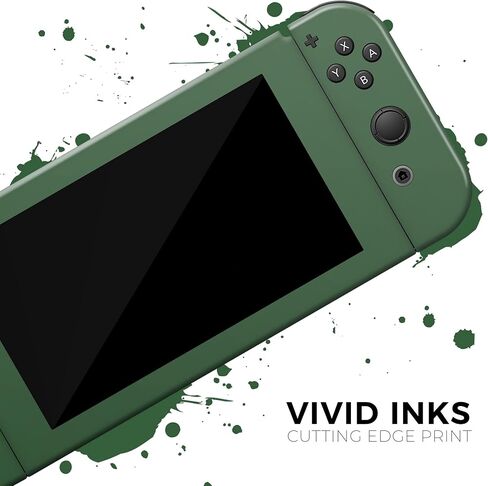 Design Skinz - Compatible with Nintendo DSi XL - Skin Decal Protective Scratch-Resistant Removable Vinyl Wrap Cover - Solid Hunter Green in Saudi Arabia