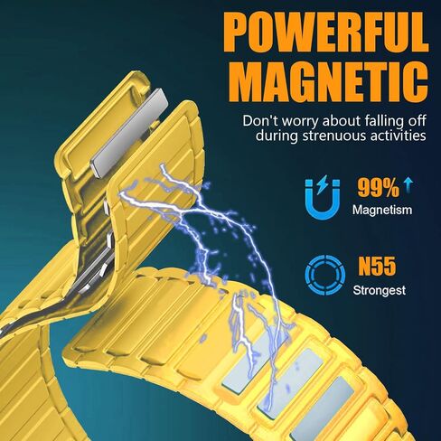 Mycvlleon Magnetic Band Compatible with Apple Watch Band for Women and women 44mm 45mm 46mm 49mm 42mm 41mm 40mm 38mm, Silicone Sport Strong Magnet Strap for iWatch Series ULTRA in Saudi Arabia