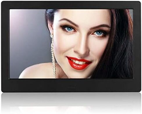 10.1-inch HD WiFi Digital Photo Frame with Motion Sensor, 1024x600 IPS Display, Supports Music and Video Playback. in Saudi Arabia
