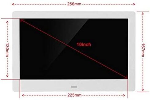 10.1-inch HD WiFi Digital Photo Frame with Motion Sensor, 1024x600 IPS Display, Supports Music and Video Playback. in Saudi Arabia