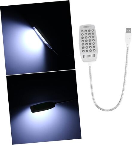 Vaguelly USB Lamp with Bright LED Lights Flexible Gooseneck for Positioning Reading Light for Color USB Powered for Convenience in Saudi Arabia