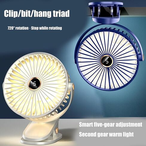 USB Desktop Cooling Fan With Clearly Digital Readout Five Speeds And Gentle Winds For Safe Child Friendly Use USB Fan in Saudi Arabia