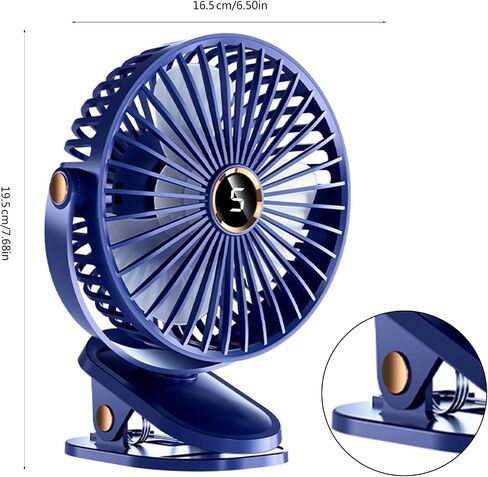 USB Desktop Cooling Fan With Clearly Digital Readout Five Speeds And Gentle Winds For Safe Child Friendly Use USB Fan in Saudi Arabia