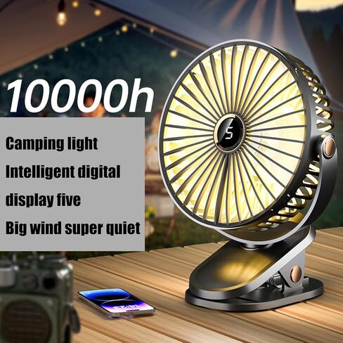 USB Desktop Cooling Fan With Clearly Digital Readout Five Speeds And Gentle Winds For Safe Child Friendly Use USB Fan in Saudi Arabia