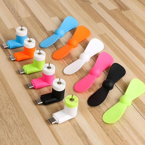 Type C Port Small Fan Outdoor Cooling For Devices Portable Outdoor Fan For Device Phones Tablets in Saudi Arabia