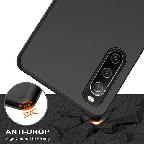 لحافظة Ulefone Armor X13، مع [1 × طبقة حماية من الزجاج المقسى]، حافظة حماية من السيليكون الناعم الأسود مقاومة للصدمات لهاتف Ulefone Armor X13 (6.52 بوصة) - الغسق in Kuwait