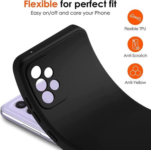 لحافظة Ulefone Armor X13، مع [1 × طبقة حماية من الزجاج المقسى]، حافظة حماية من السيليكون الناعم الأسود مقاومة للصدمات لهاتف Ulefone Armor X13 (6.52 بوصة) - الغسق in Kuwait