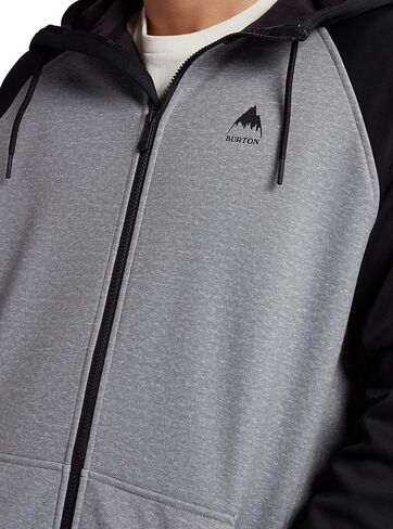 Burton Men's Standard Crown Weatherproof Full-Zip Fleece, Stout White, X-Small in Saudi Arabia