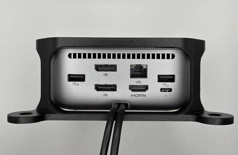 حامل تثبيت تحت المكتب متوافق مع محطة إرساء HP Thunderbolt G6، أسود، 6.25 × 6 × 2.25 بوصة in Kuwait