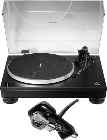 Audio Technica AT-LP5X 3-Speed Fully Manual Direct Drive Turntable with an Audio Technica AT-VM95SP-H Dual Moving Magnet Cartridge and Headshell (2020) in Saudi Arabia