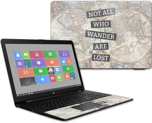 غلاف لامع لامع من MightySkins لجهاز الكمبيوتر المحمول HP 17t مقاس 17.3 بوصة (2017) - Who Wander | لمسة نهائية لامعة واقية ومتينة شديدة اللمعان | سهلة التطبيق والإزالة وتغيير الأنماط | صنع في الولايات المتحدة الأمريكية in Saudi Arabia