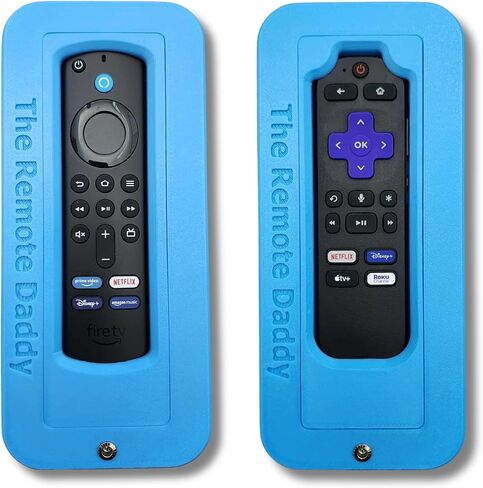 حافظة صلبة واقية | حقيبة التحكم عن بعد مقاومة للكلاب | يناسب معظم أجهزة التحكم عن بعد FireTV وRoku (أزرق) in Kuwait