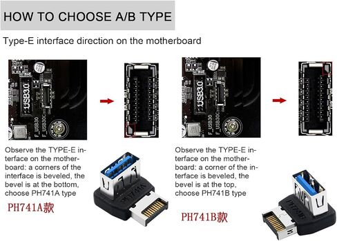 USB 3.1 to Adapter - 90 Degree Front Panel Connector｜Motherboard Header Converter Alloy Black, for PC Build Computer Case Modding Boys Women Youth Girls Teens DIY Projects in Saudi Arabia
