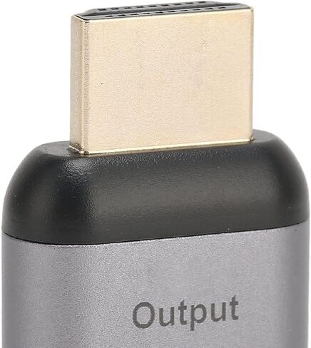Pssopp USB C Female to Male Adapter, Aluminum Alloy, 4K 60HZ Resolution, Plug and Play for Laptops and Phones in Saudi Arabia