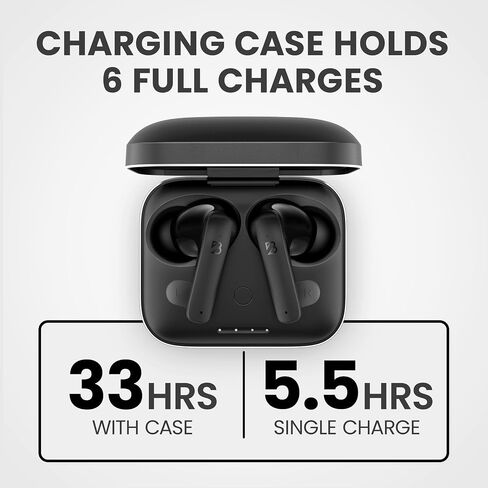 Back Bay Audio - مقرها الولايات المتحدة الأمريكية - iPhone + Android Earbuds Wireless Bluetooth V5.3، سماعات أذن زرقاء مقاومة للعرق لهواتف Android، سماعات أذن صغيرة مع ميكروفون لاسلكي لسماعات أذن iPhone Bluetooth in Kuwait