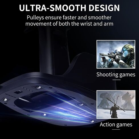 L25B Gun Grip Mouse: Wired Gaming Mouse, Dual Mouse Sensors for Realistic Aiming, Independent DPI Setting Buttons of Each Sensor, Smooth Movement Design, FPS Game Immersive Shooting in Saudi Arabia