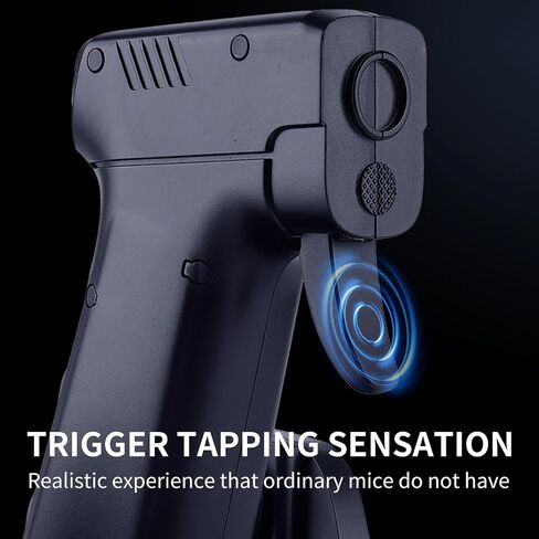 L25B Gun Grip Mouse: Wired Gaming Mouse, Dual Mouse Sensors for Realistic Aiming, Independent DPI Setting Buttons of Each Sensor, Smooth Movement Design, FPS Game Immersive Shooting in Saudi Arabia