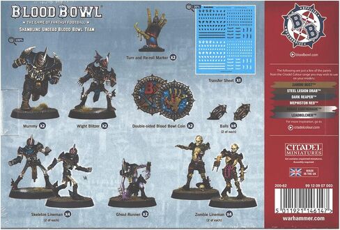 Games Workshop Blood Bowl Team Mort-Vivant : The Champions of Death in Saudi Arabia